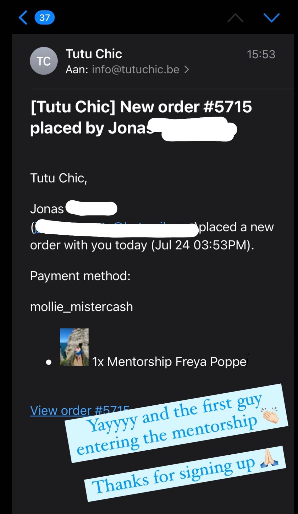 Mentorship Freya Poppe