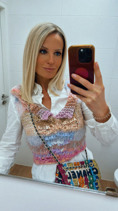 Preppy Girl Knitted Top