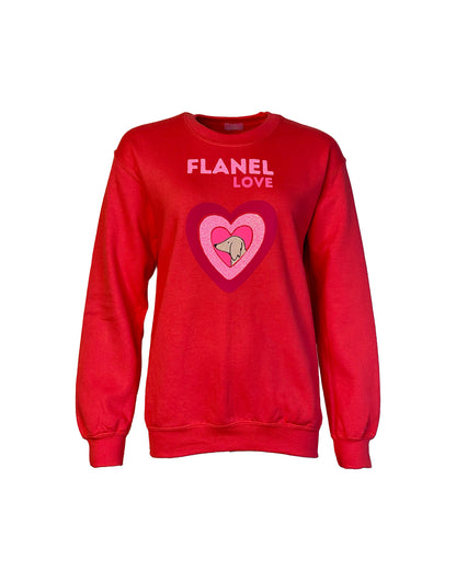 Flanel Love Boyfriend Sweater