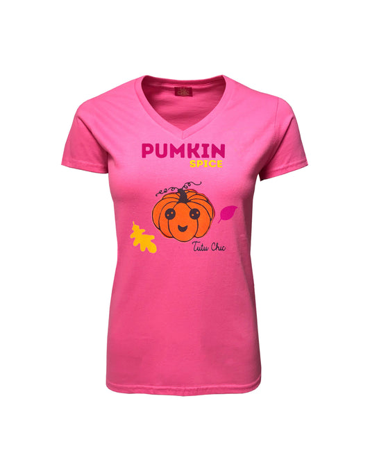 Pumkin Spice V-neck T-shirt