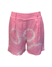 Linelle pink linen shorts