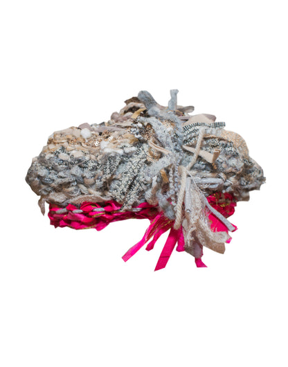 Touch of Pink Knitted Beret hat