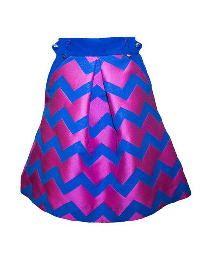 Lightning Skirt Blue